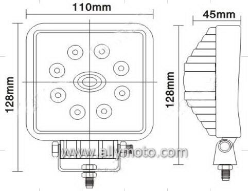 24W LED Driving Light Work Light 1006